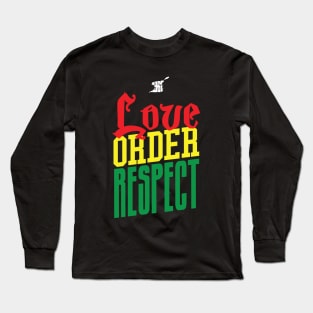 Love Order Respect Trini Long Sleeve T-Shirt